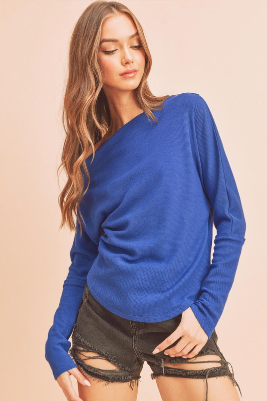 Aemi+CoAemi+CoOneShoulderLongSleeveKnitTop2
