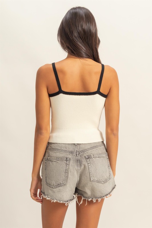 HYFVEHYFVESquareNeckRibbedKnitCami3
