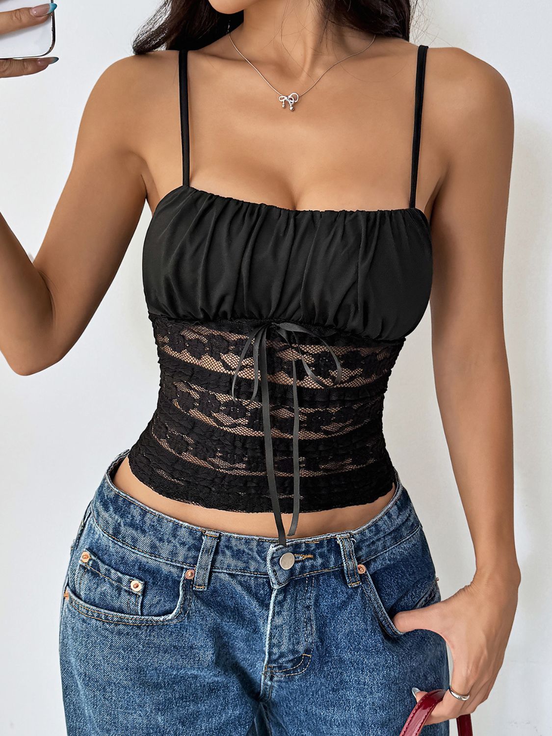 PerfeeLaceSquareNeckCami2