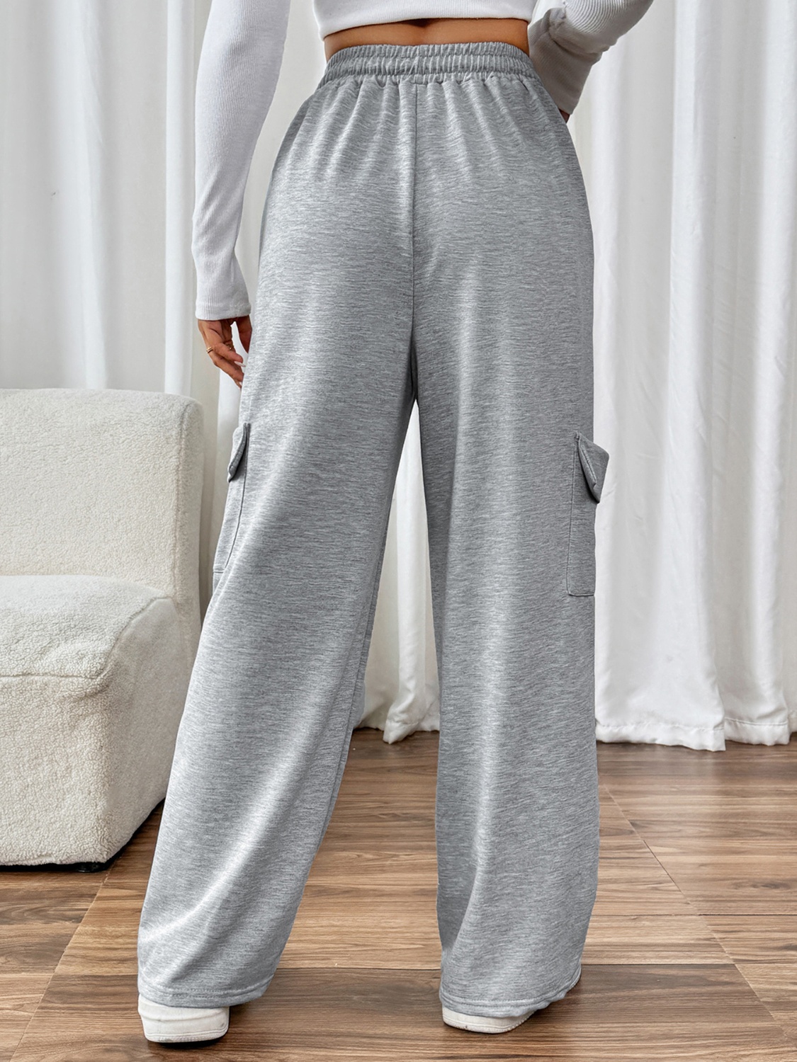 PerfeePerfeeDrawstringWideLegPantswithPockets1
