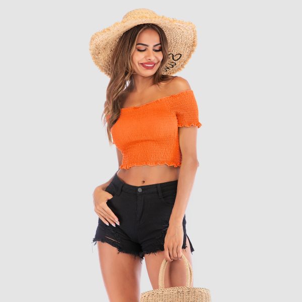 Orange Off-Shoulder