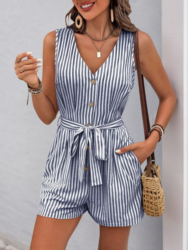 Striped Romper - Image 2