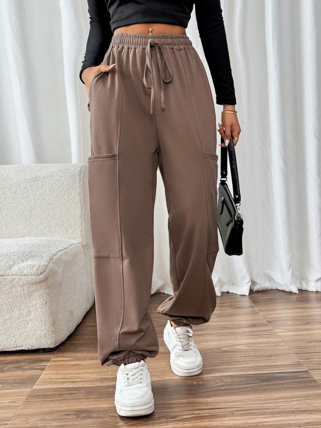 PerfeePerfeeTiedJoggerswithPockets0