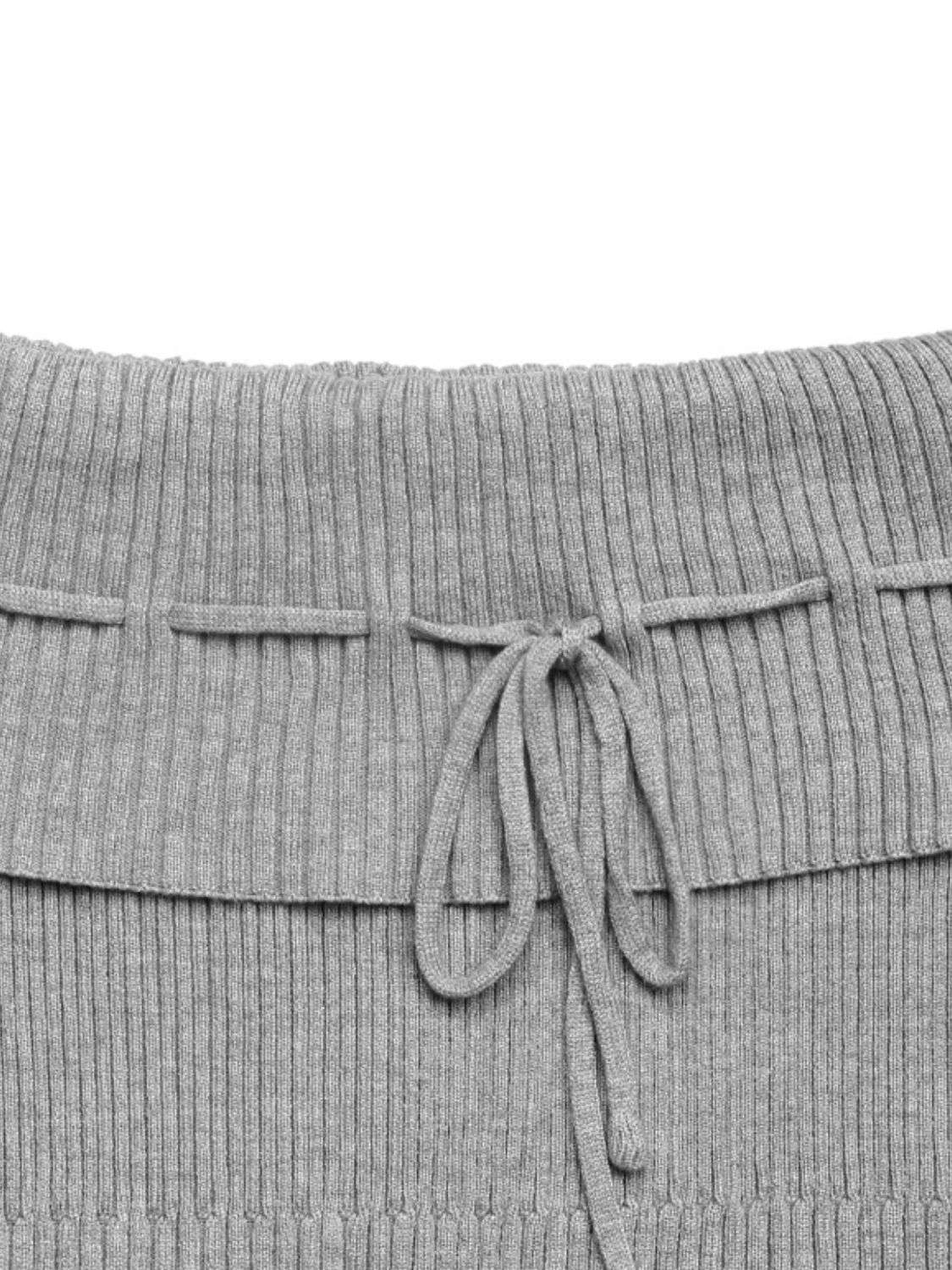 PerfeePerfeeTiedOff-ShoulderShortSleeveKnitTop4
