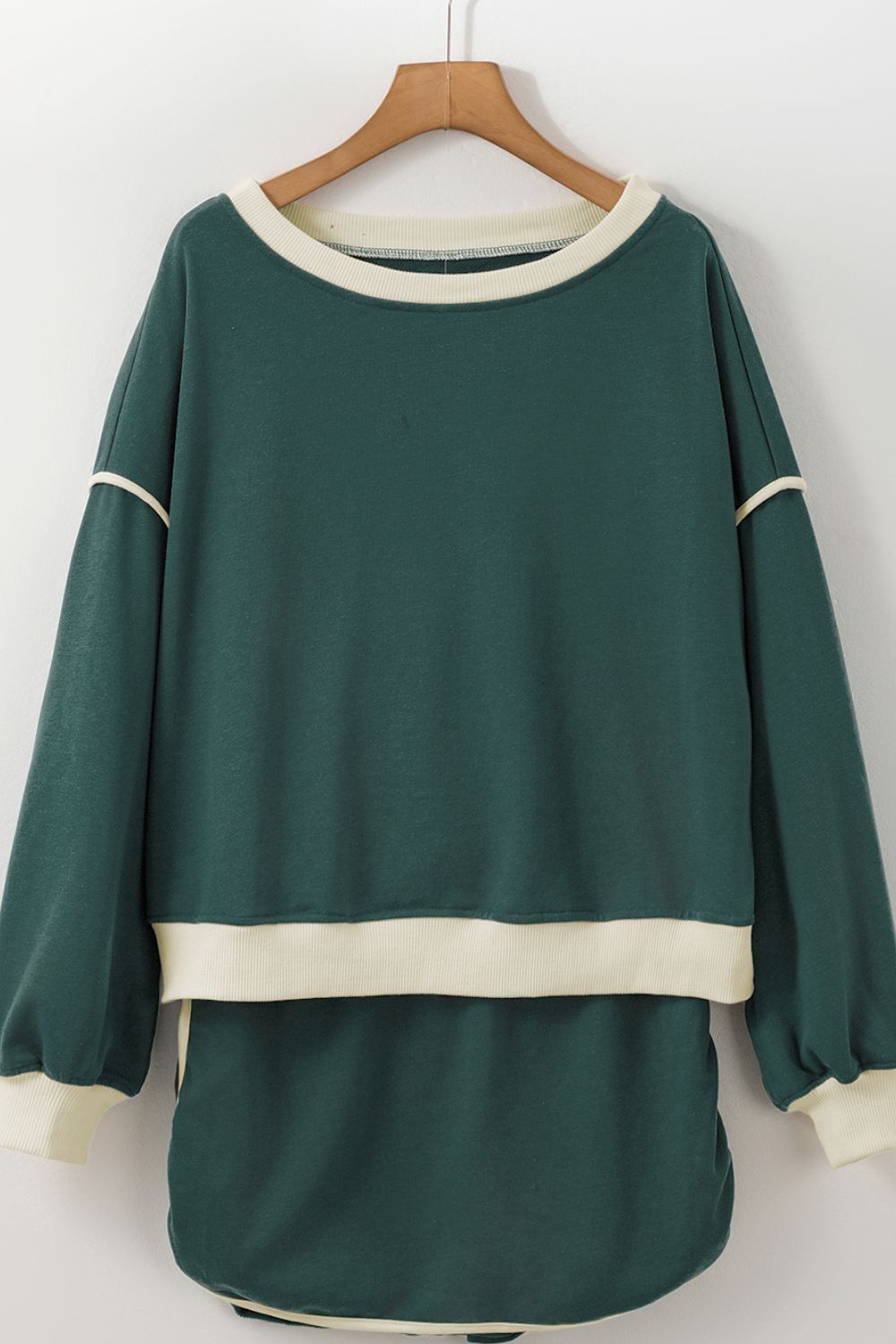 SYNZContrastTrimRoundNeckTopandSkortSet6