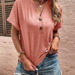 Casual Button Blouse